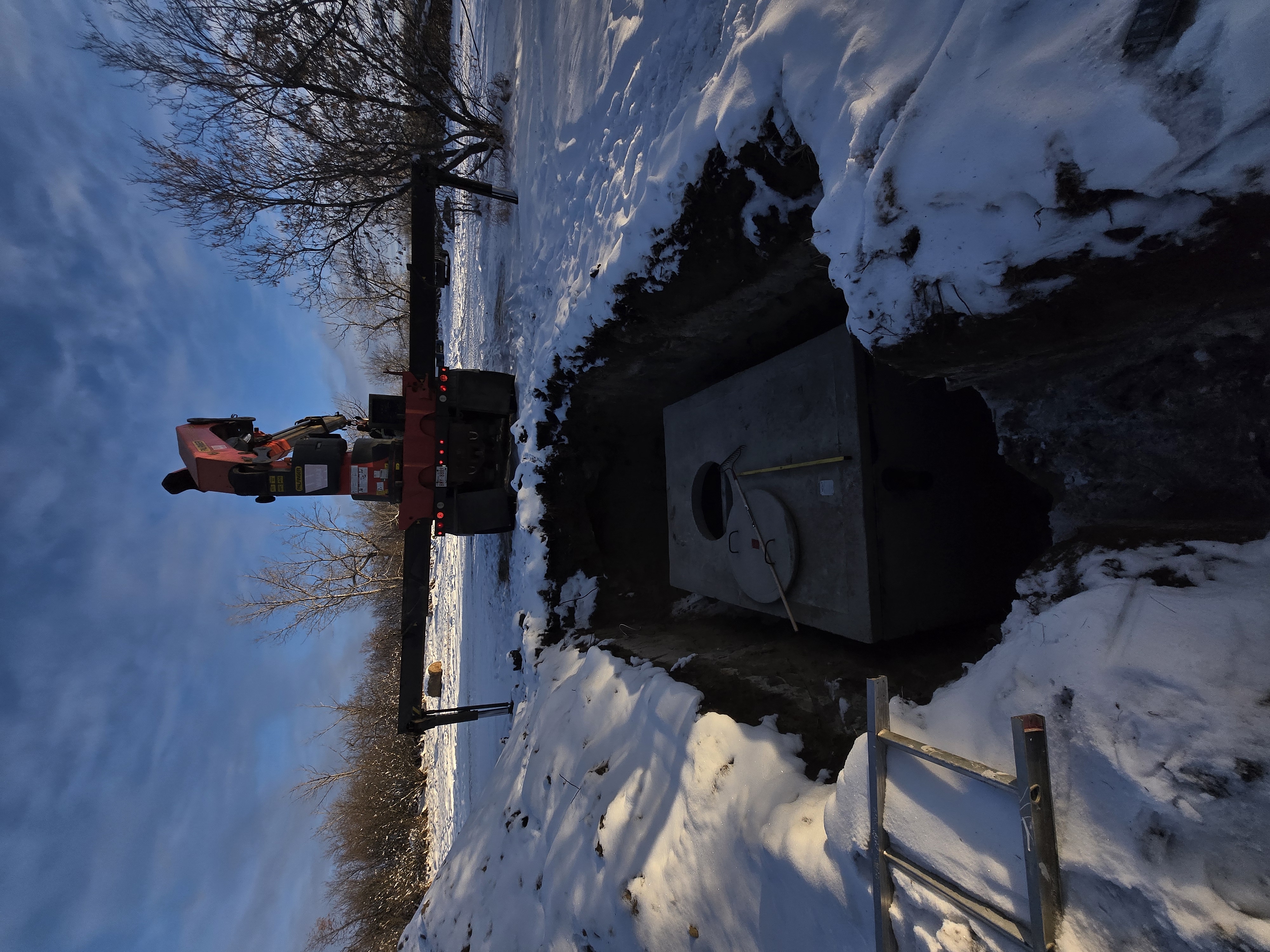 Septic tank installation