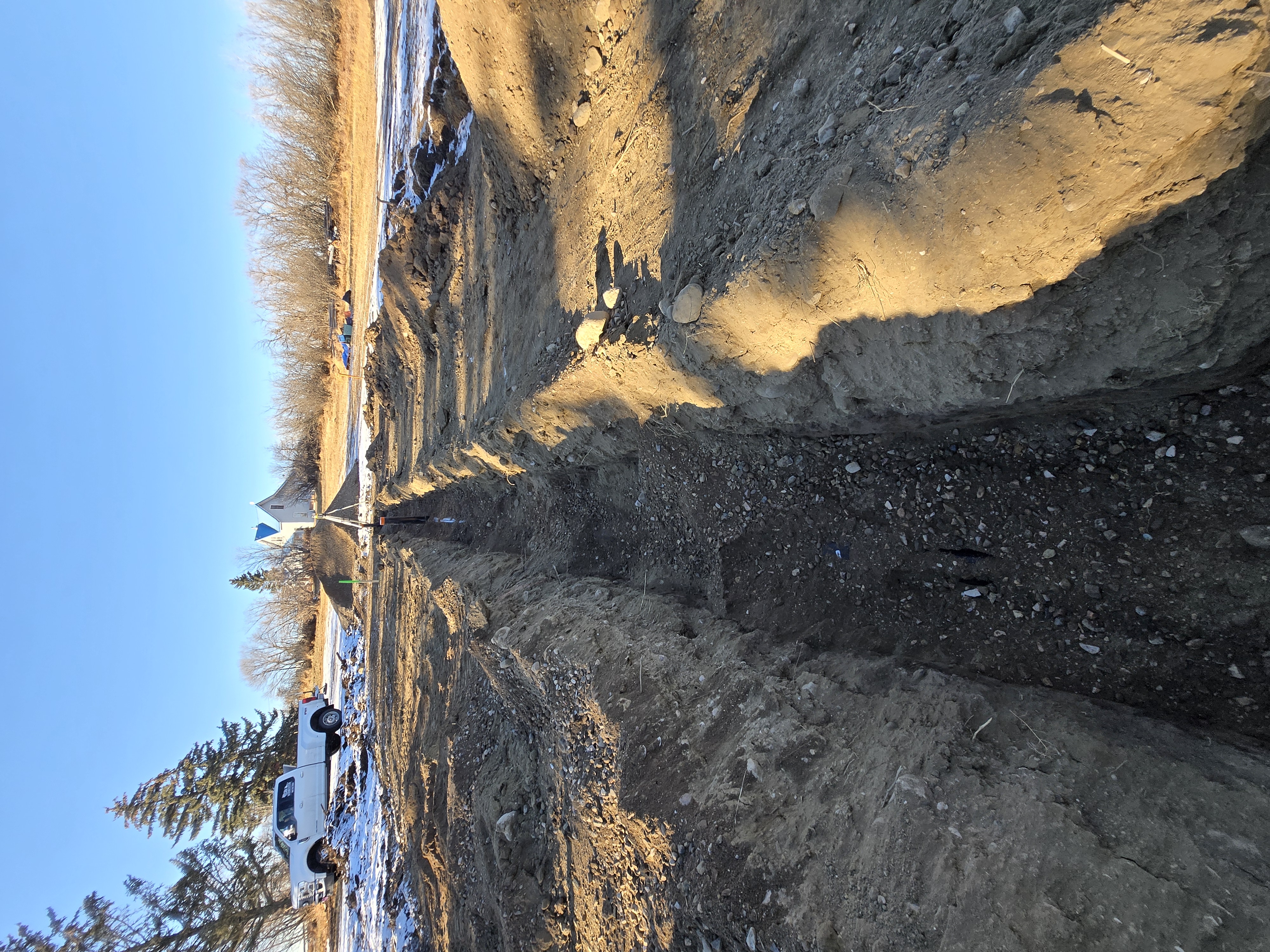 Septic and utility trenching