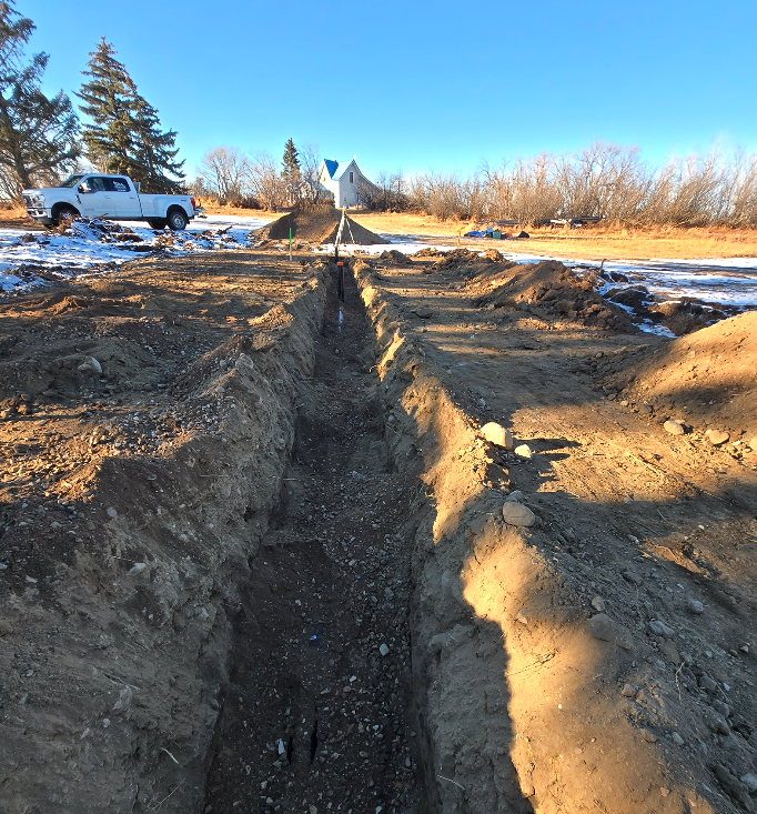Septic and utility trenching